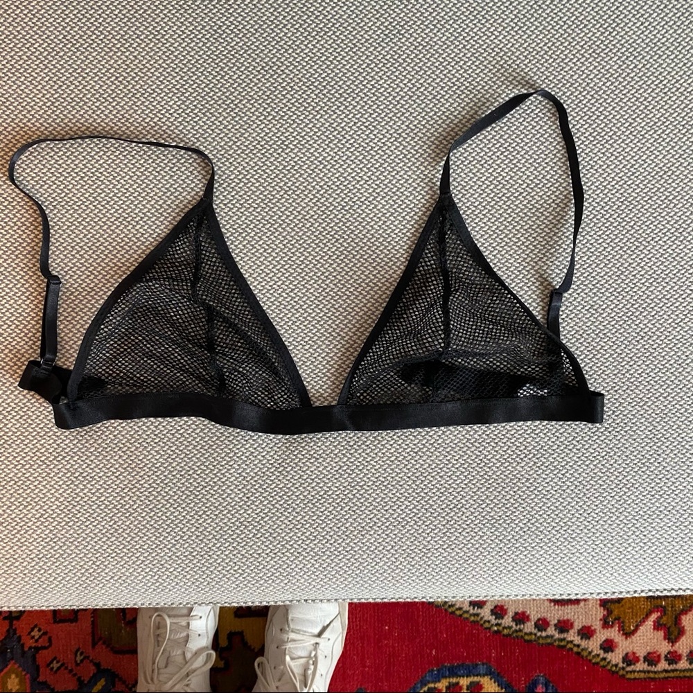 Black mesh Bralette
